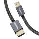 BlitzWolf® BW-HDC4 - Cavo da HDMI a Mini HDMI - 1,2 metri, 4K*2K@60Hz, 18Gbps, testine placcate in oro, rivestimento in Kevlar