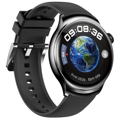 Blitzwolf® BW-AT4 Smartwatch - Display AMOLED HD, chiamate Bluetooth, notifica messaggi e funzioni sanitarie, IP67 - Nero