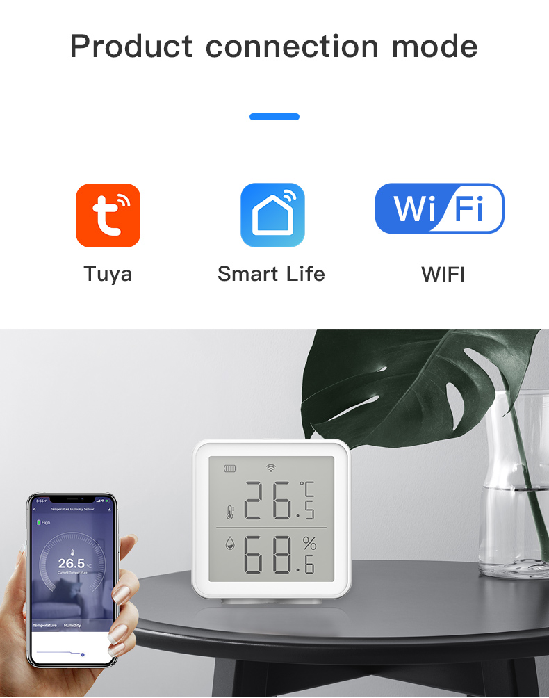Tuya Smart IR WiFi con Sensore di Temperatura e Umidità Alexa e Google